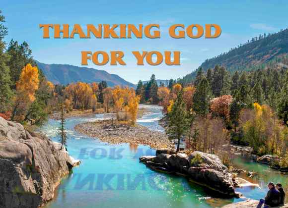 Thanking God For You