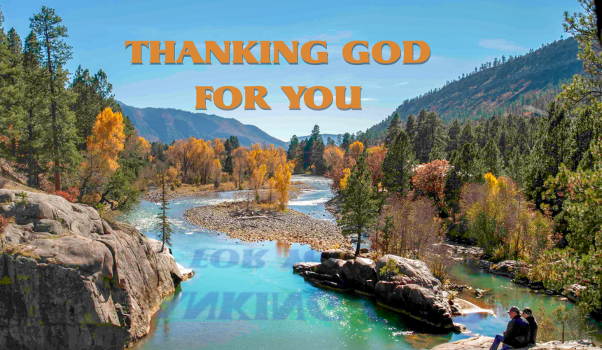 Thanking God For You